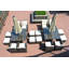 Square Outdoor with Umbrella Hole Dining Table - 125 cm W 125 cm D