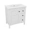 Meuble-lavabo de rangement moderne 30 po avec lavabo et tiroirs à extension-1579797471