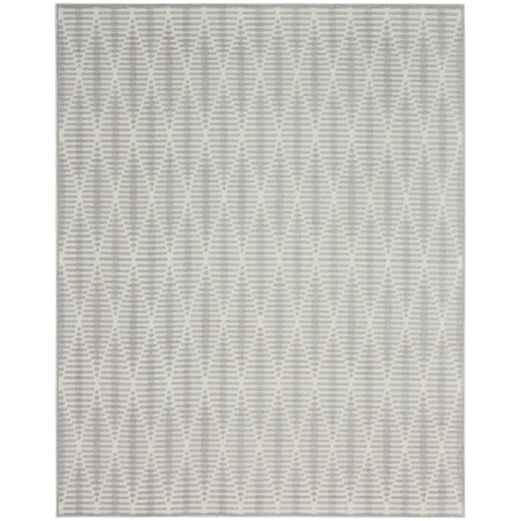 Nourison Care Free Light Grey Modern Indoor Rug