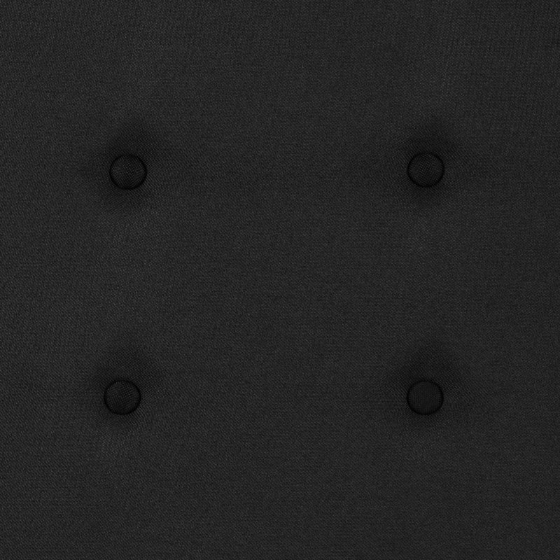 Duncanville Metal Tufted Upholstered Headboard - Modern Headboard, Twin, Black
