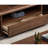 New Chinese walnut solid wood TV cabinet