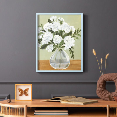 «Vased Viburnum I», reproduction encadrée - bois massif