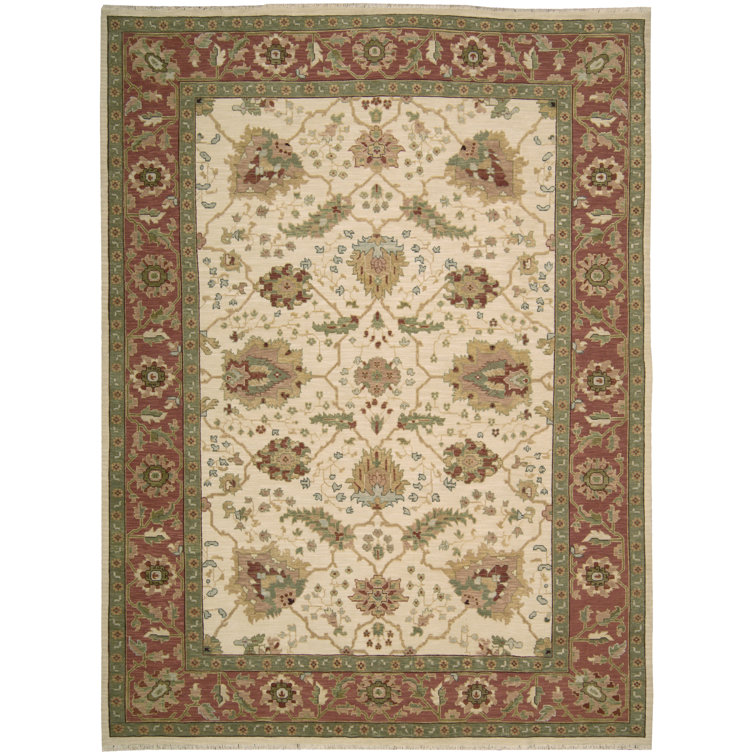 Burnham Wool Oriental Indoor Rug