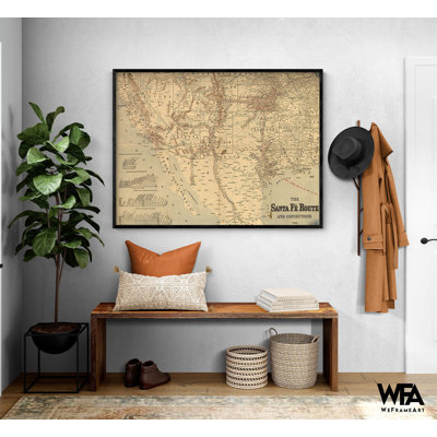 Antique Map Of Jerusalem, Biblical Regions Art, Christian Home Decor, Holy Land Art Print, Green Map Art, Antique Poster Print