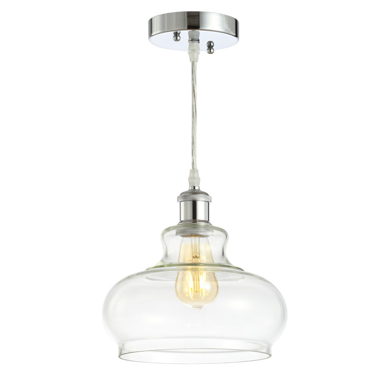 Pinner 1 - Light Chrome Single Pendant