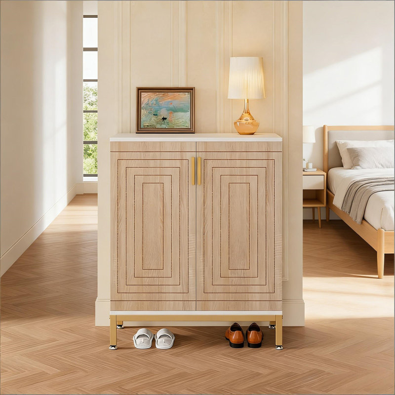 Range-chaussures durable, Naturel