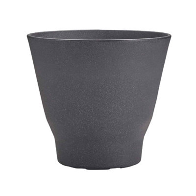 Step Circular Positive Upcycled Plastic Planter for Indoor/Outdoor - Small