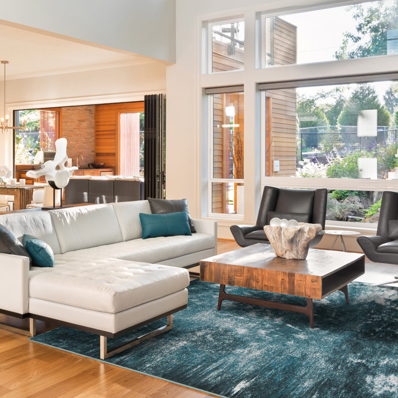 First Take On The Edge Riviera Area Rug, Rectangle 3'10" x 5'4"