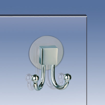 Accessories Wall Mounted Double Hook, Chrome