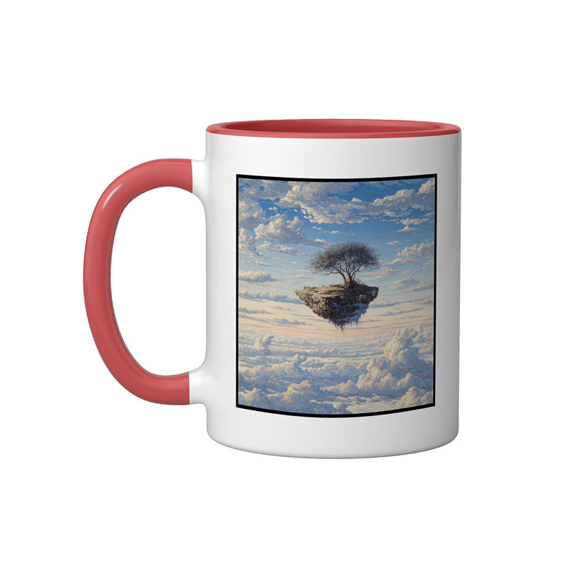 Ceramic Coffee Mug, Red
