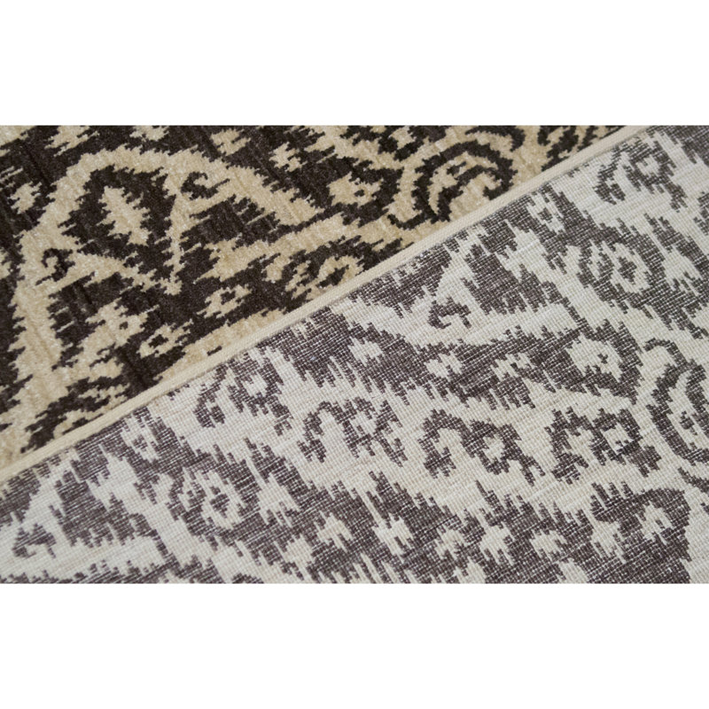 Sultanabad Wool Damask Area Rug