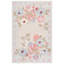 Jardin 80% laine touffetée à la main à 80%; Tapis floral 20% coton-628283274