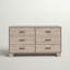 Commode double 6 tiroirs Kaliana