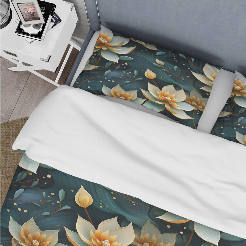 Literie Inner Balance Pursuit Mediation II, Housse de couette pour grand lit et 2 taies décor