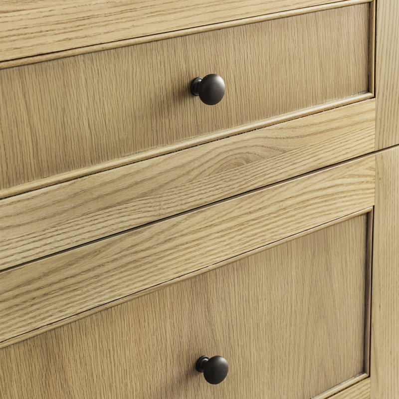 Breckenridge 36'' W Single Vanity, Light Natural Oak, Carrara White, 8" Widespread