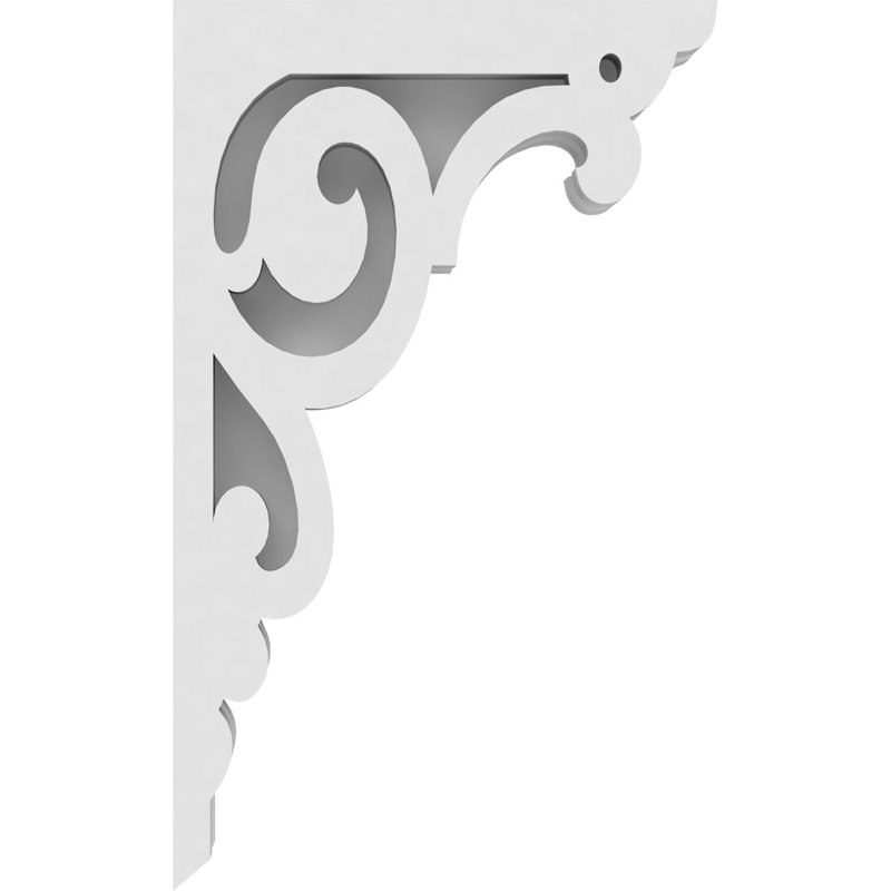 Corbeau en PVC de qualité architecturale Hurley, H 9 po x l 5,5 po x P 1,875 po