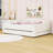 Upholstered Daybed with LED Lights and Trundle-584229255