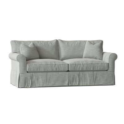 Amari 84"" Rolled Arm Sofa Bed Slipcovered Sleeper with Reversible Cushions -  Wayfair Custom Upholstery™, 7FD6A73959A2404F9EA111BAF9214D9A
