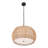 Amenadiel 3 - Light Woven Drum Pendant Light