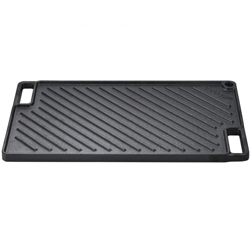 Reversible Grill/Griddle, 9.7"x16.7" Pre-Seasoned Cast Iron Griddle, Rectangular