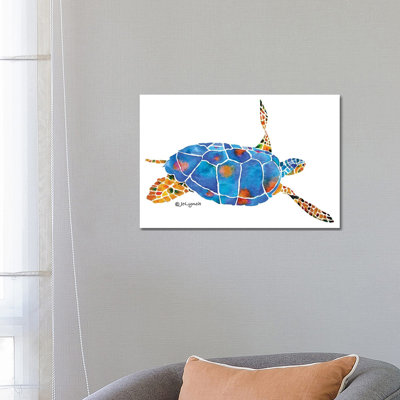 Sea Turtle IV by Jo Lynch - Wrapped Canvas Gallery-Wrapped Canvas Giclée