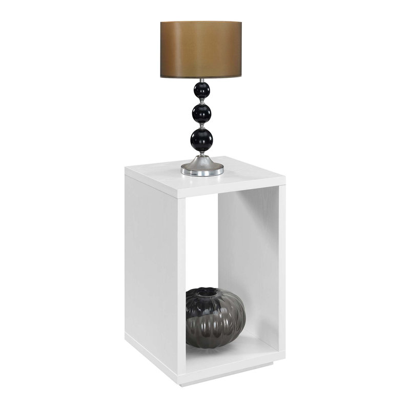 Jaffrey End Table, White