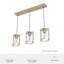 Luminaire suspendu linéaire à 3 lumières pour îlot de cuisine Astwood-71471983