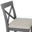 Ensemble de table de salle à manger 3 pièces avec 2 chaises à dossier croisé-1217658298-1217658303