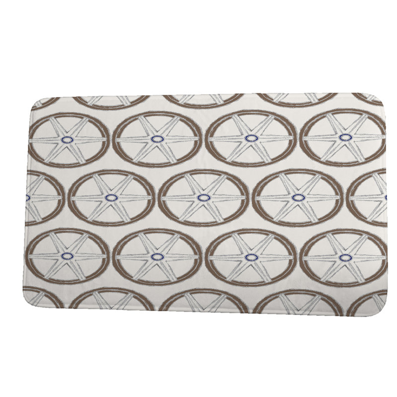 Tapis de bain Clara, l 24 po x L 17 po, Ivoire