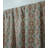 Bohemian Handcrafted Linen Curtains – Peach & Grey Block Print Floral Jhroka Window Drapes-455144907