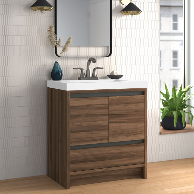(( the sink is broken. )) ( the color is different) .. Barakah 31" Single Bathroom Vanity Set