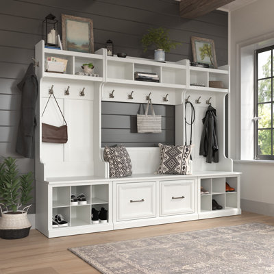 Kierra Hall Tree with Bench and Shoe Storage