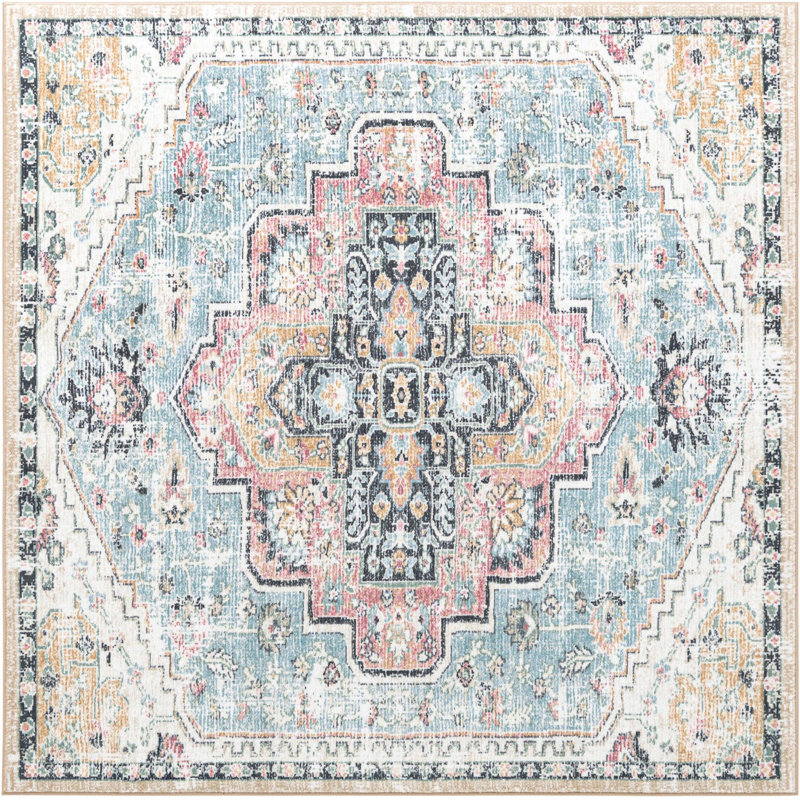 Minar Tendria Rug, Square 7'10"