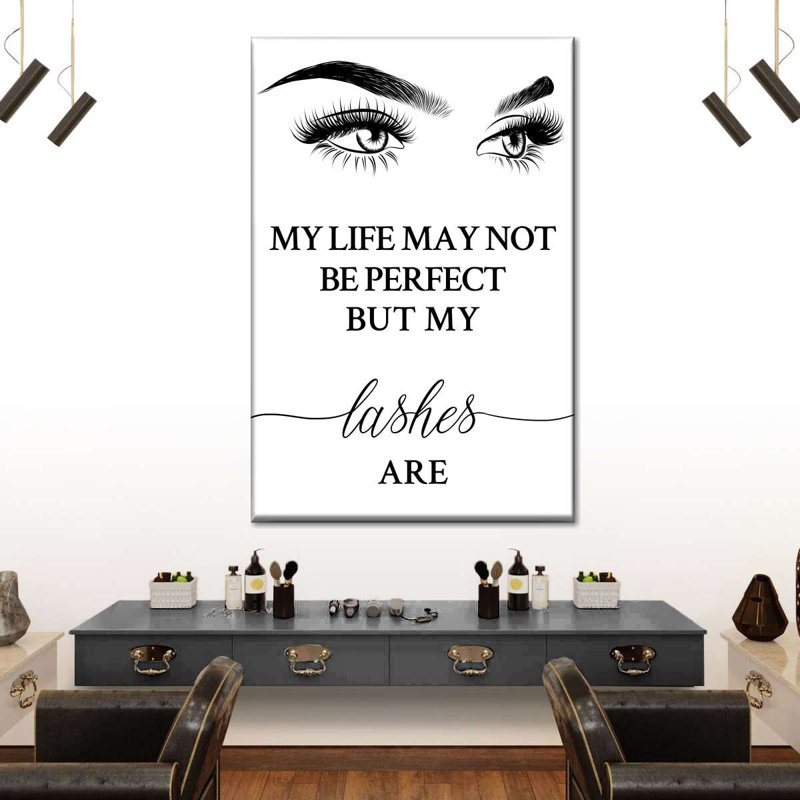 Impression sur toile de Perfect Lash, H 48 po x l 32 po x P 1,25 po
