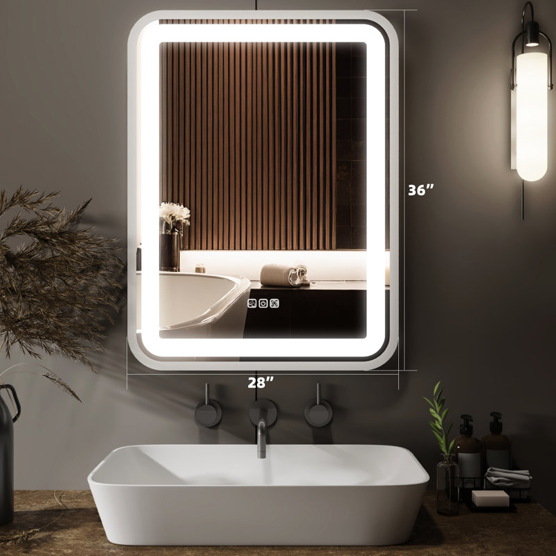 Miroir de salle de bain 3628, 36 po x 28 po