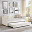 Lit de jour avec couchette rembourrée et capitonnée, tissu Boucle (83 po x 43 po x 29,5 po)-1129284214