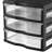 3 Drawer Stackable Drawer