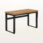 Bureau d'ordinateur à hauteur réglable avec pieds en métal Pandora H 29,31 po x l 47 po x P 23,49 po