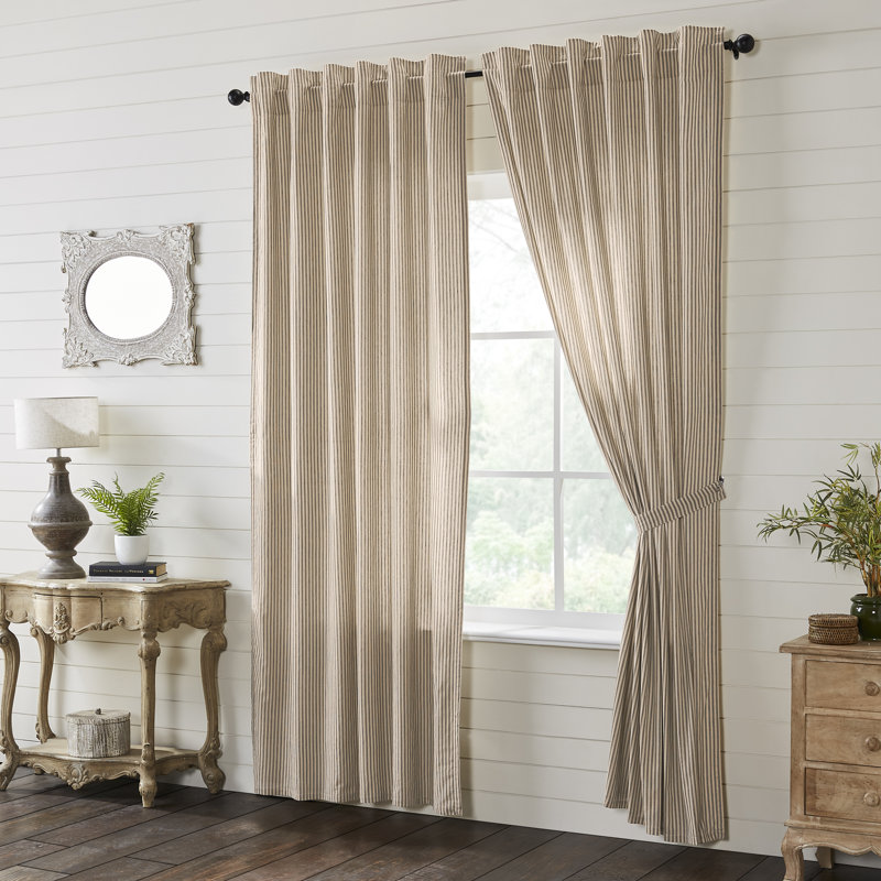 Paire de rideaux obscurcissant 100% coton Armelinda