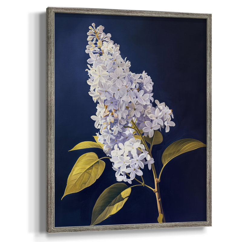 Reproduction encadrée FLORAL Series CLxxx - bois massif, H 11 po x l 9 po