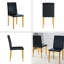 Deux chaises de salle à manger en polyuréthane, simples et polyvalentes, confortables et accompagnées. La chaise de salle à manger exquise et multifonctionnelle a ouvert une nouvelle expérience confortable. (Ensemble 2 pièces)-518707700-518707703