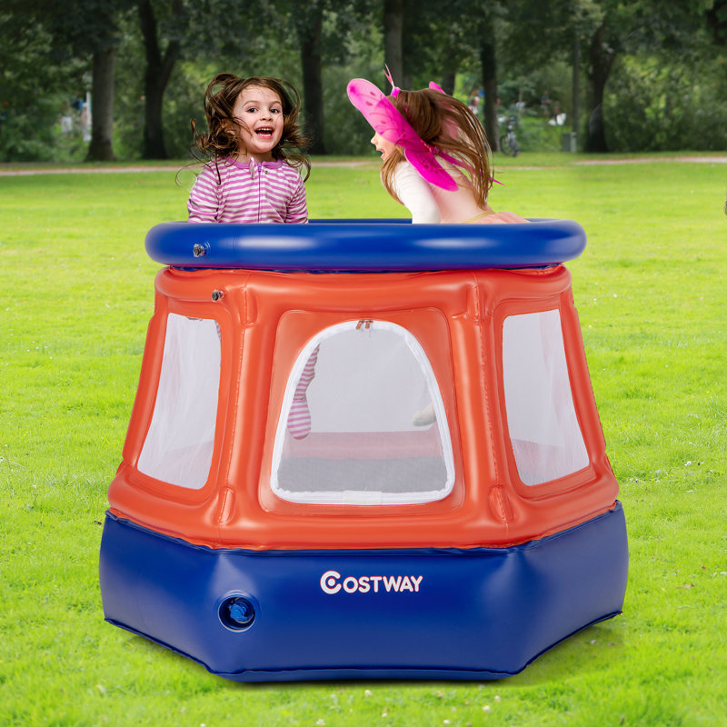 Costway 125cm Round Kid / Toddler Trampoline