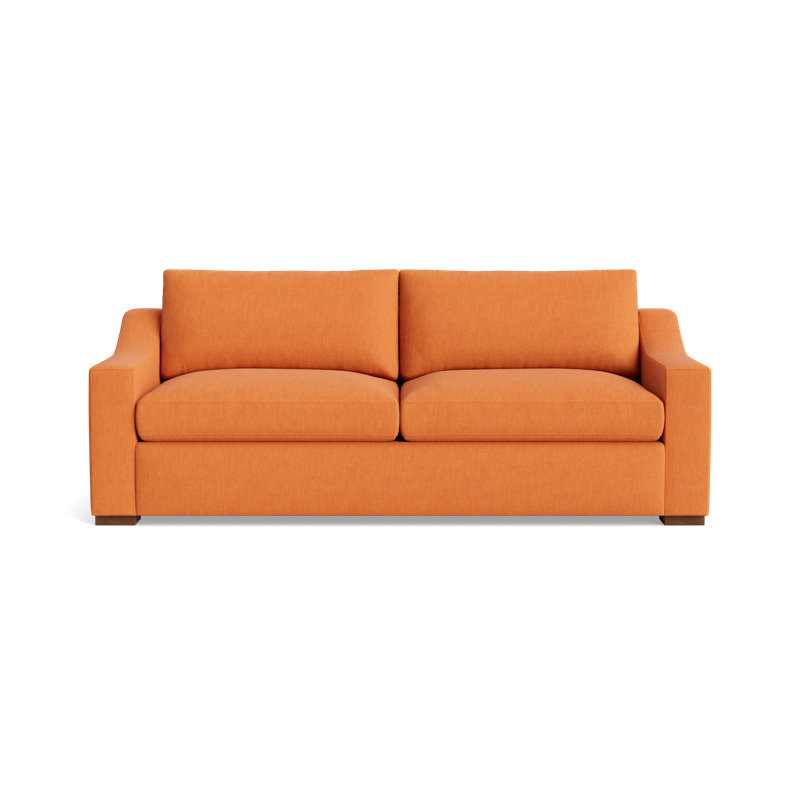 Lucca Sofa (85"), Performance Weave - Carrot