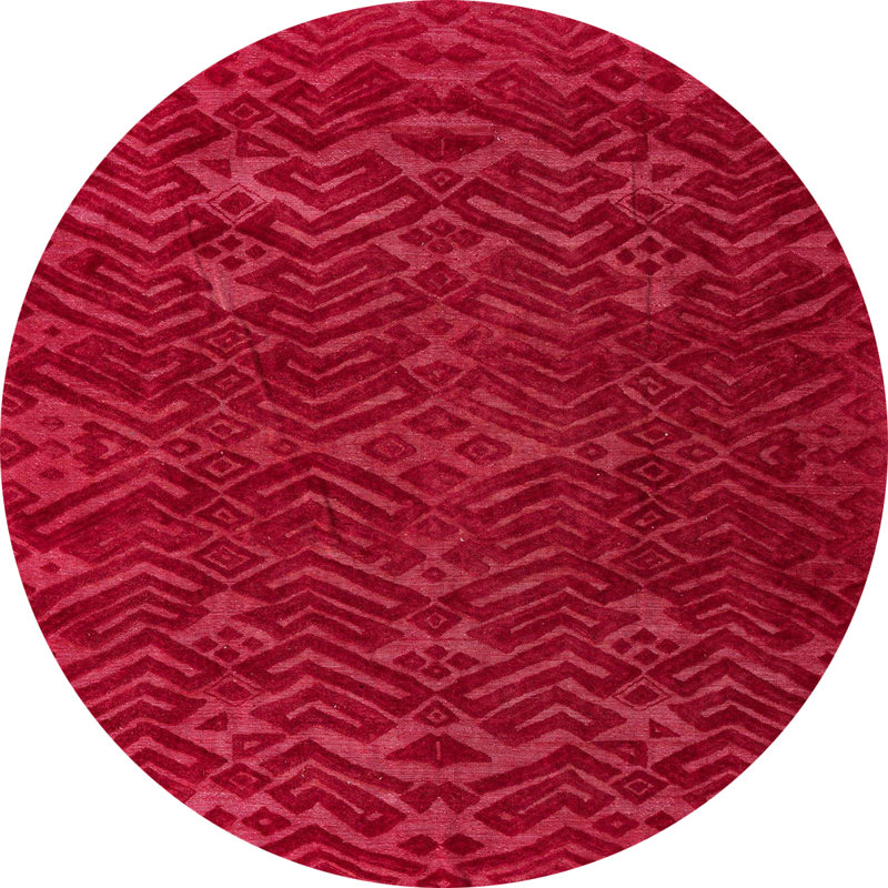 Abstract Indoor Rug, Round 3'