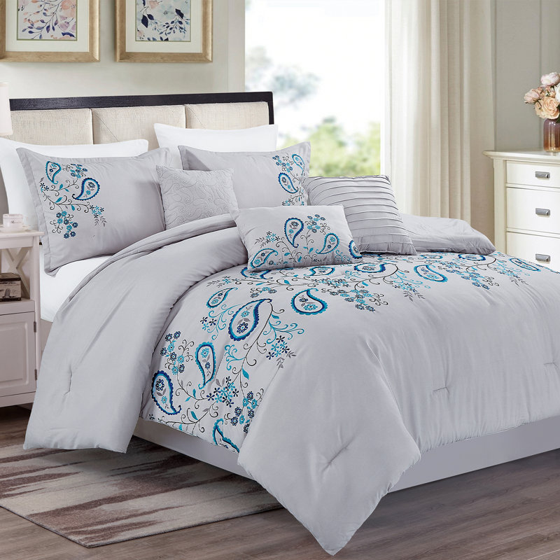 Ensemble d'édredon en microfibre 7 pièces JML, Grand