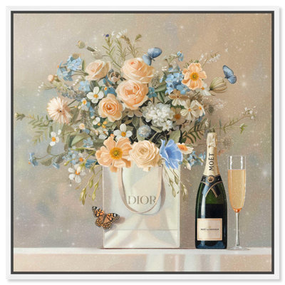 Magasiner les impressions sur toile de papillons floraux par Red Barrel Studio®