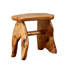 Tabouret de coiffeuse en bois massif Minnick