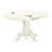 7 Piece Dining Table Set consists of an Oval Wooden Table with Butterfly Leaf and 6 Dining Room Chairs, Linen White-849590731-844649420-935629898