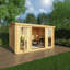Mercia 13ft x 10ft Home Office Studio Log Cabin (28mm)