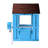 Anna Wooden Kids Playhouse with Bench for Backyard